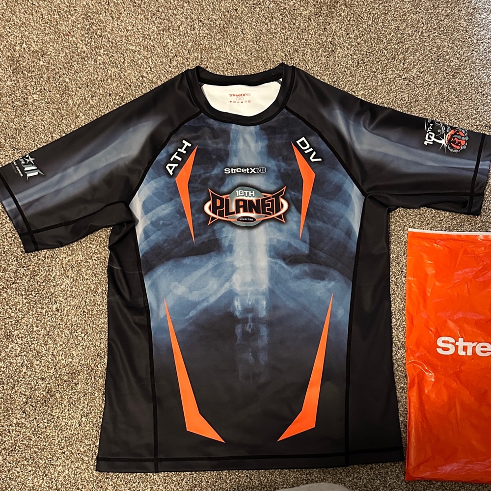 StreetX CJI 2 10th Planet JiuJitsu Rashguard XL